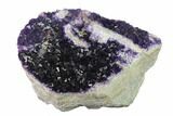Purple Cubic Fluorite Crystal Cluster - Morocco #137158-1